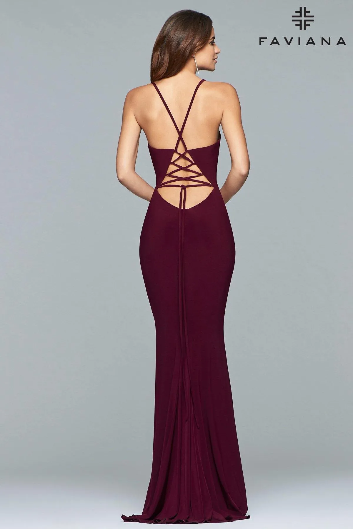 Faviana Long Formal Prom Dress 7977 Sale