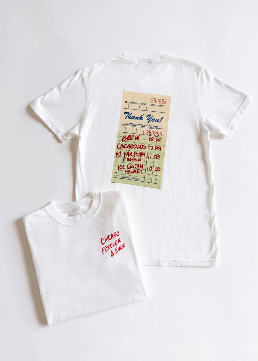 Game Day Receipt Tee