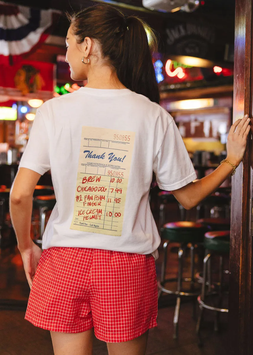 Game Day Receipt Tee