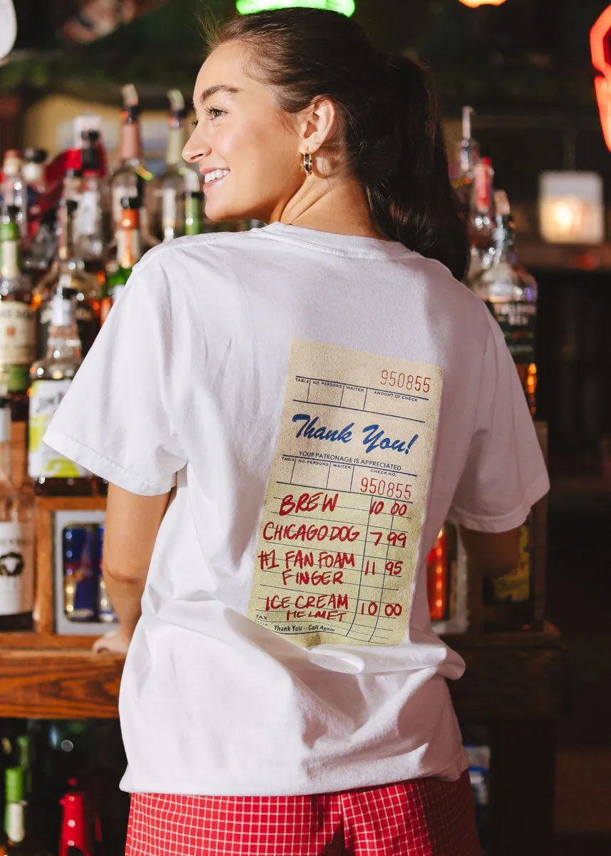 Game Day Receipt Tee