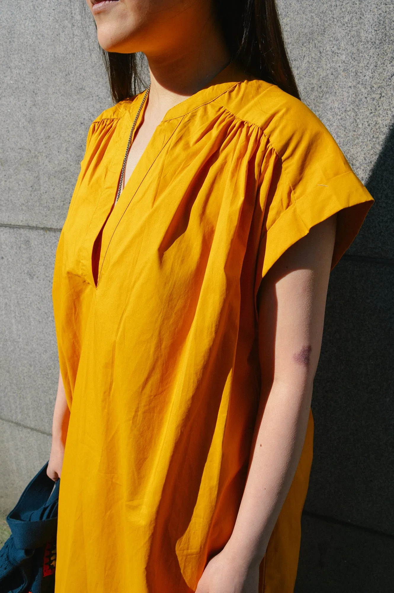 Garance Valentine Mustard Dress