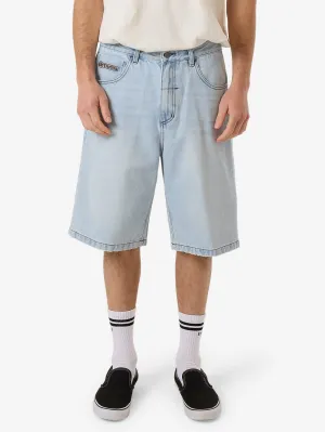 Gazed Big Slacker Denim Short - Gazed Blue