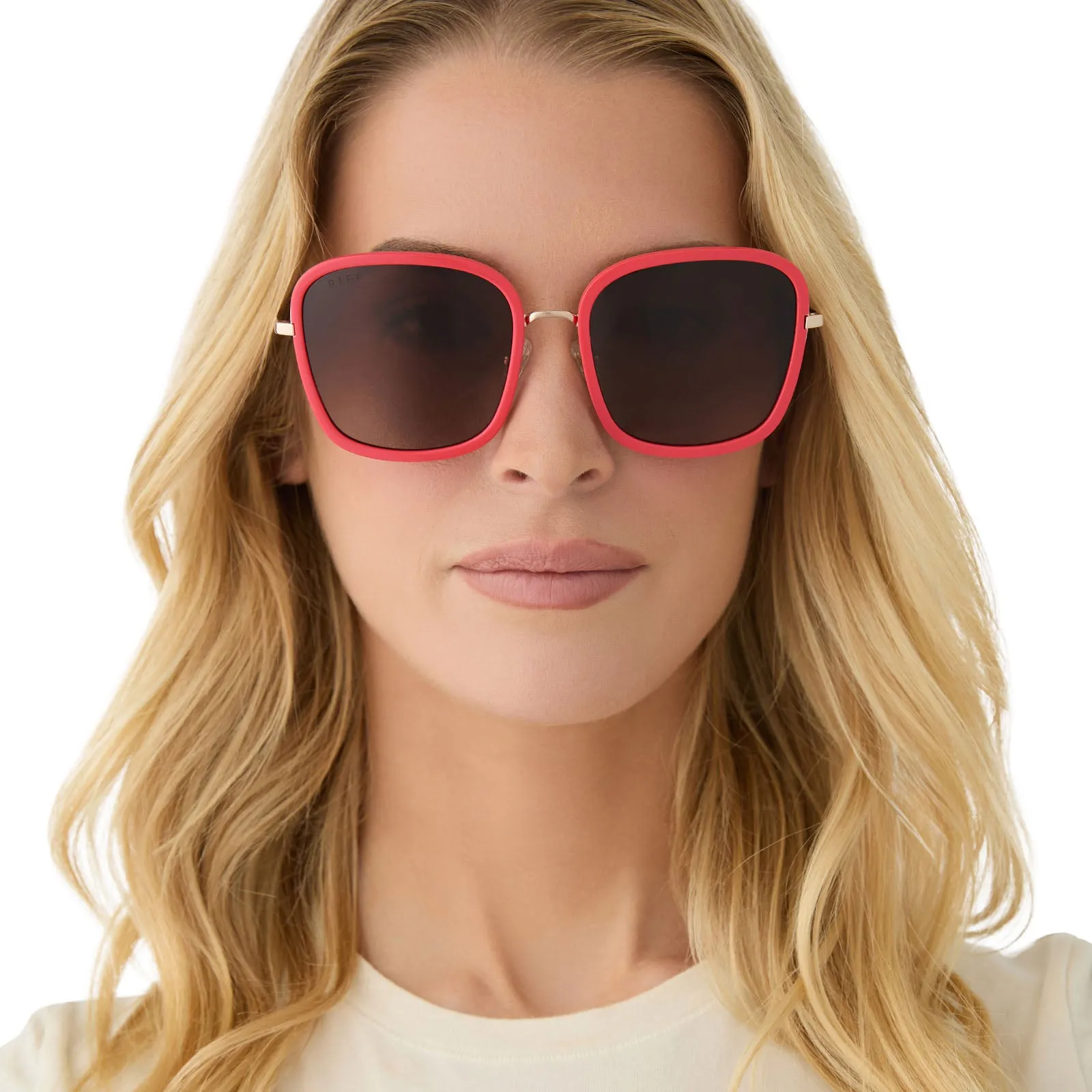 GENEVIVE - SUNSET   BROWN GRADIENT   POLARIZED SUNGLASSES