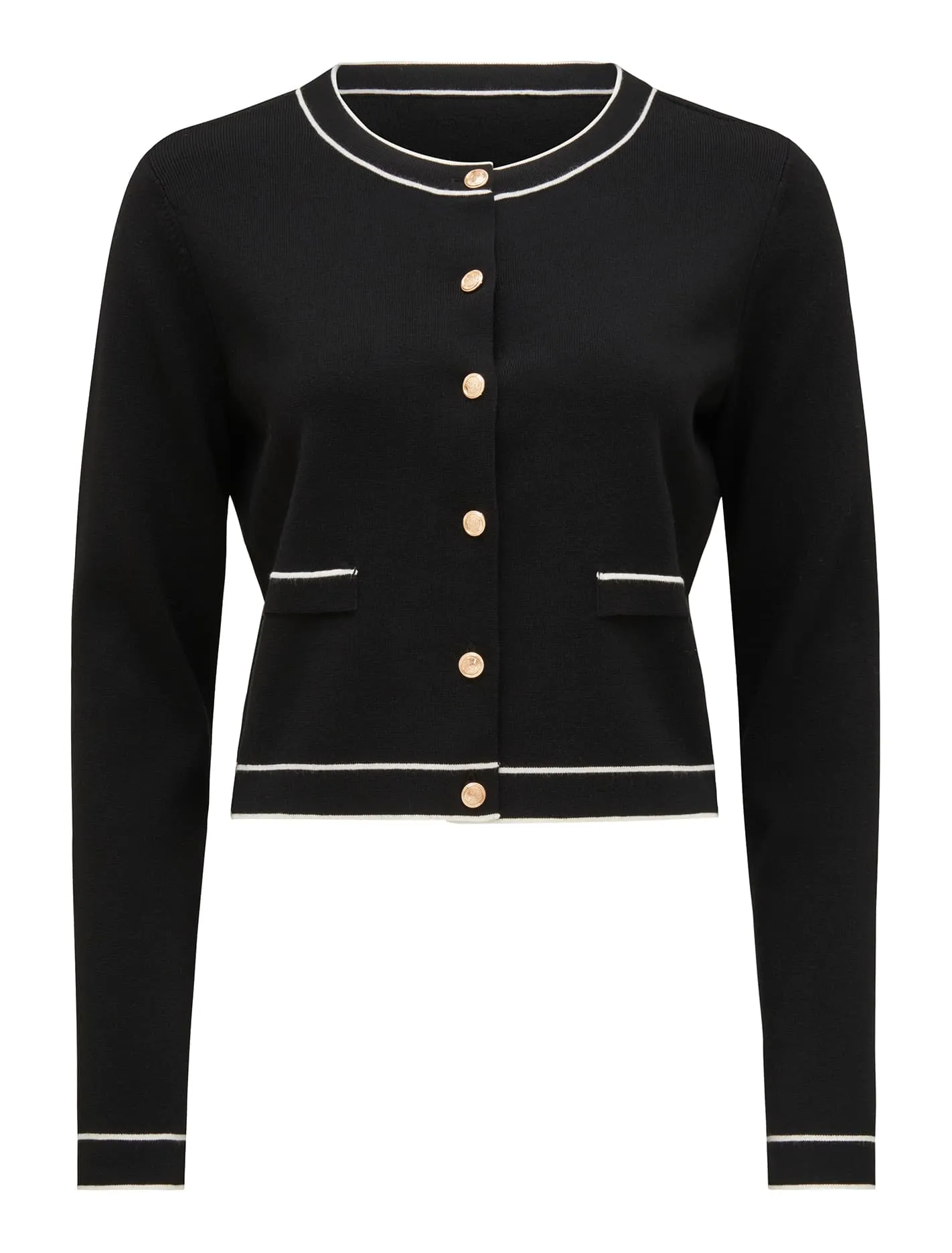 Gigi Tipped Cardigan