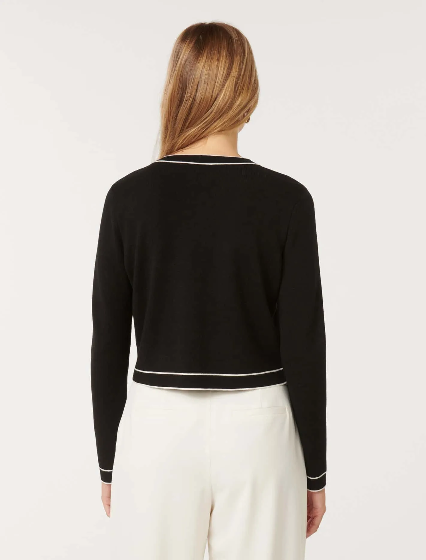 Gigi Tipped Cardigan