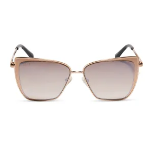 GRACE - GOLD   TAUPE ROSE MIRROR SUNGLASSES