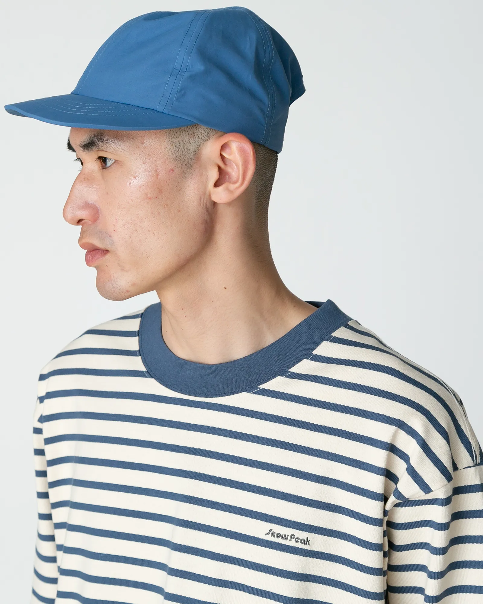 Heavy Cotton Border Long Sleeve T-Shirt