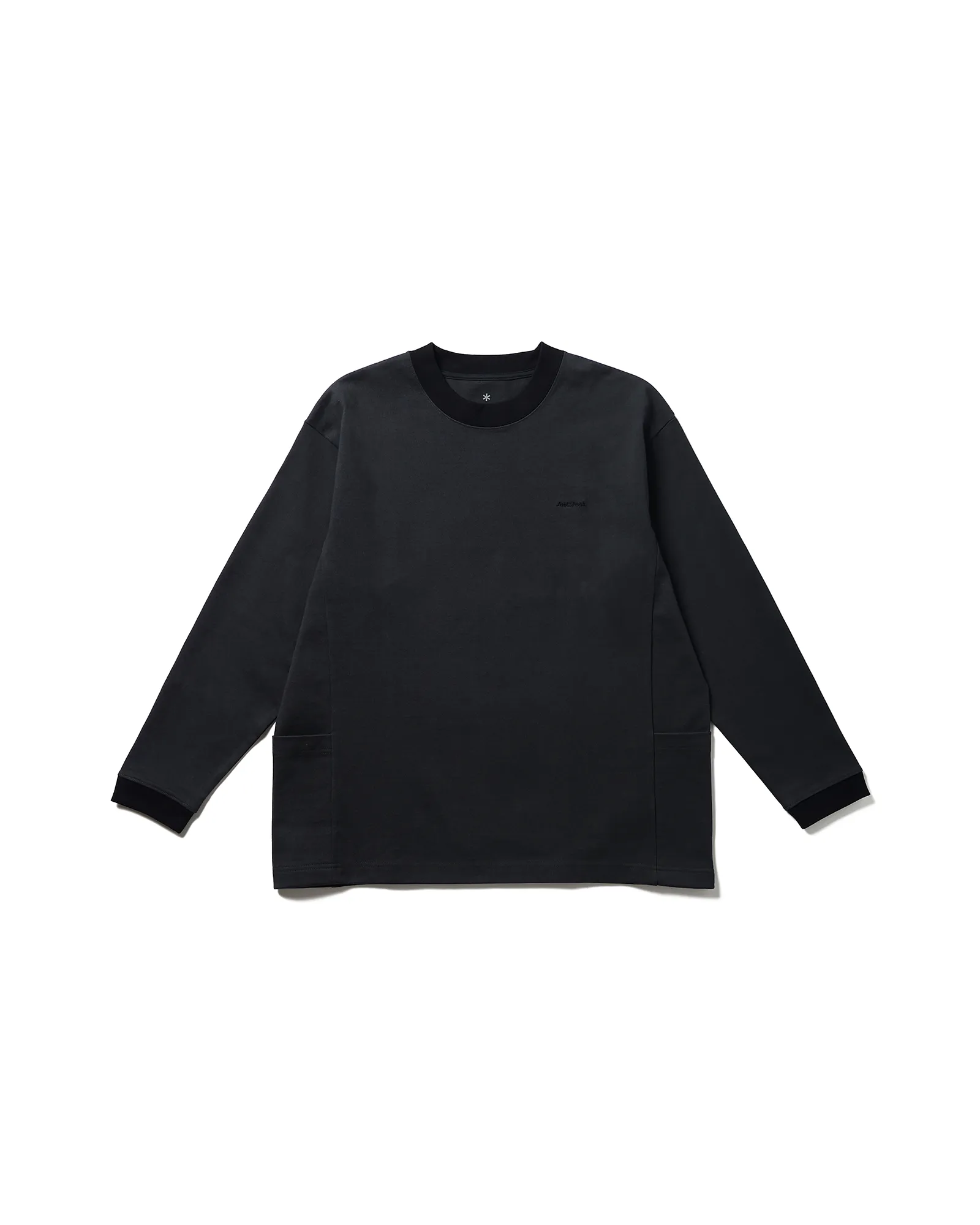 Heavy Cotton Border Long Sleeve T-Shirt