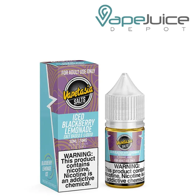 ICED Blackberry Lemonade Vapetasia Salts 30ml
