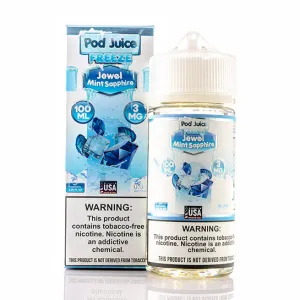 Jewel Mint Sapphire Freeze - Pod Juice E-Liquid (100 ml)