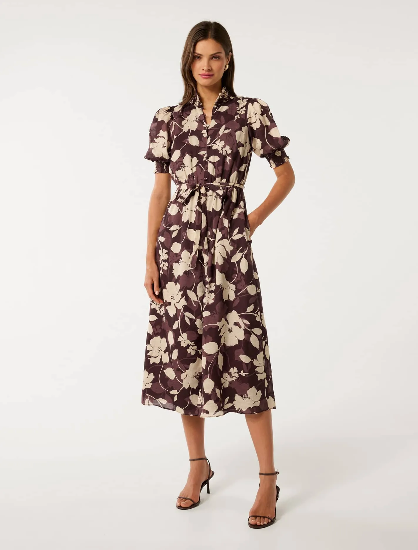 Julianne Short Sleeve Midi Dress