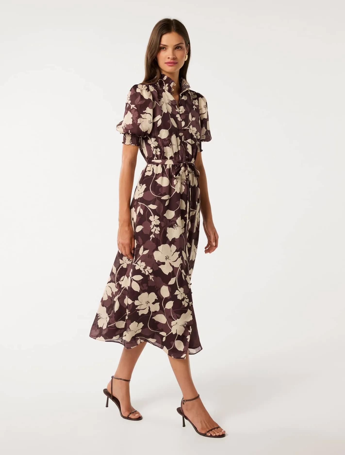 Julianne Short Sleeve Midi Dress