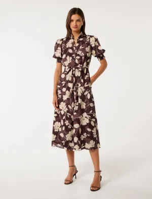 Julianne Short Sleeve Midi Dress
