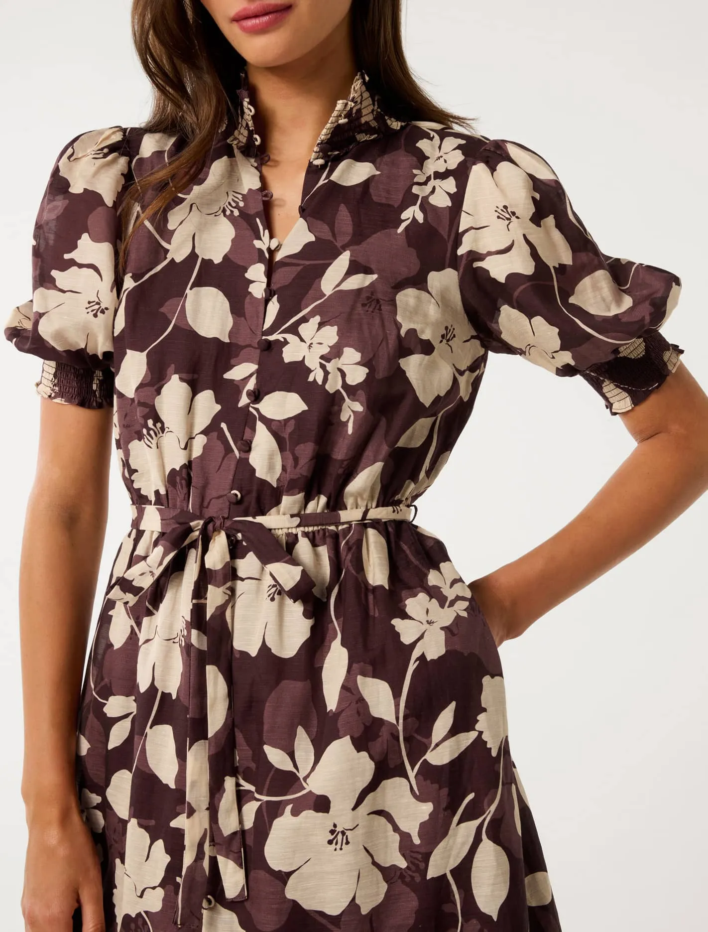 Julianne Short Sleeve Midi Dress
