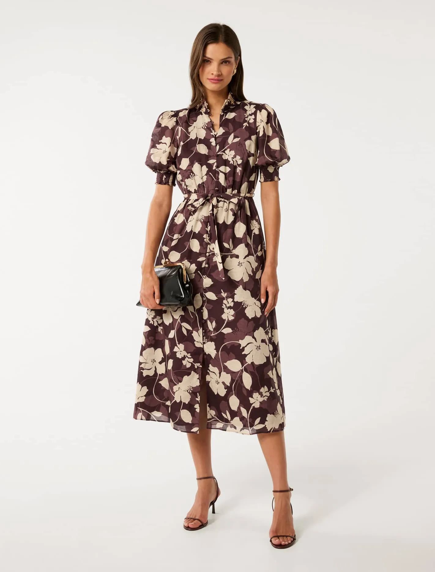 Julianne Short Sleeve Midi Dress