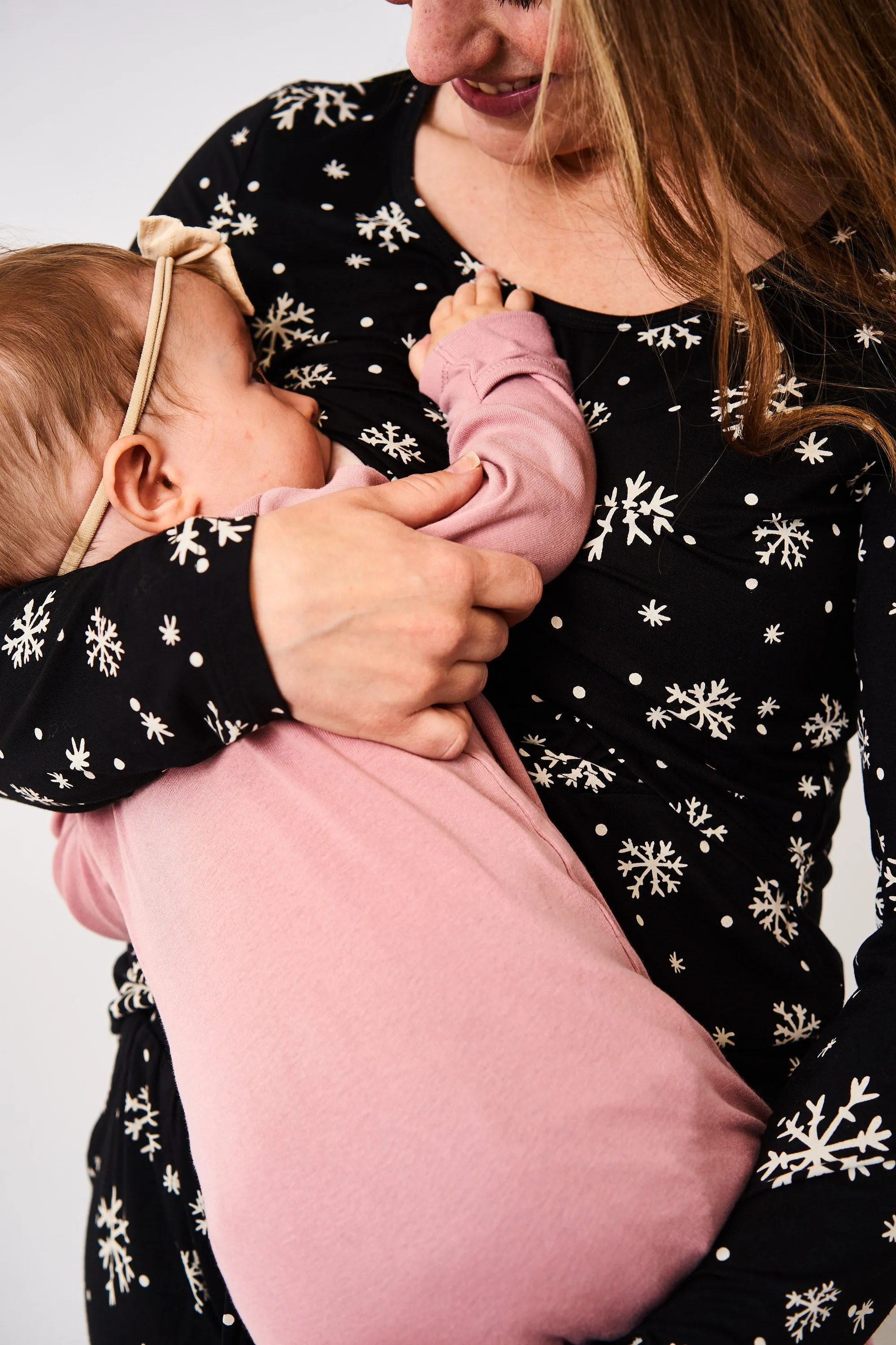 Latched Mama Winter Nights Long Sleeve Nursing Top & Jogger Set - Final Sale