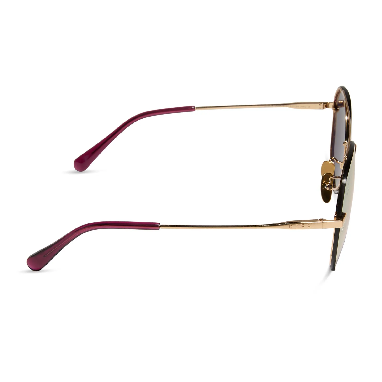 LENOX - BRUSHED GOLD   CHERRY BLOSSOM MIRROR SUNGLASSES