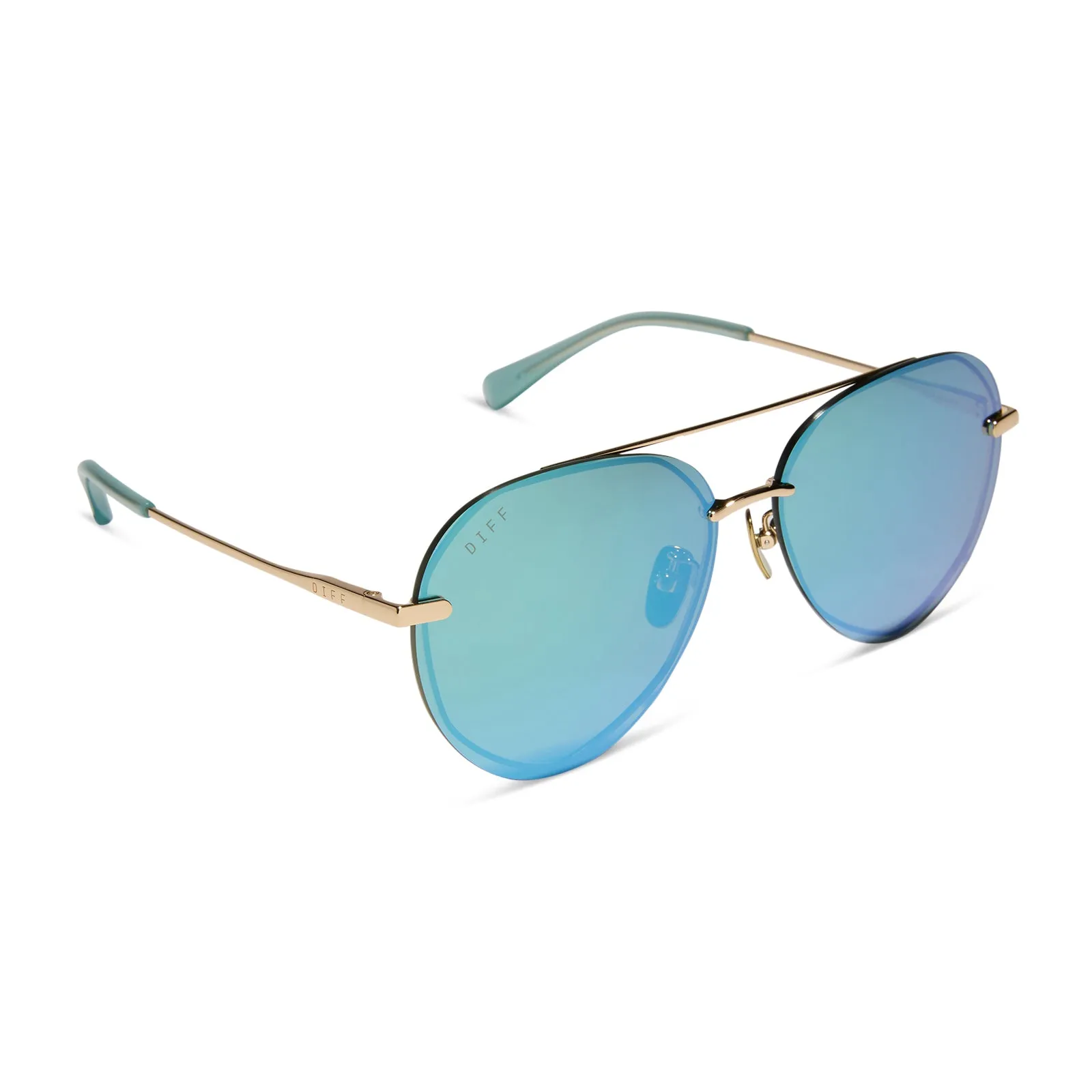 LENOX - GOLD   AQUATIC AWE MIRROR SUNGLASSES