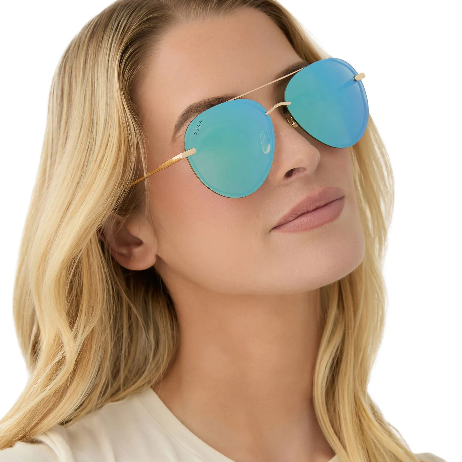 LENOX - GOLD   AQUATIC AWE MIRROR SUNGLASSES