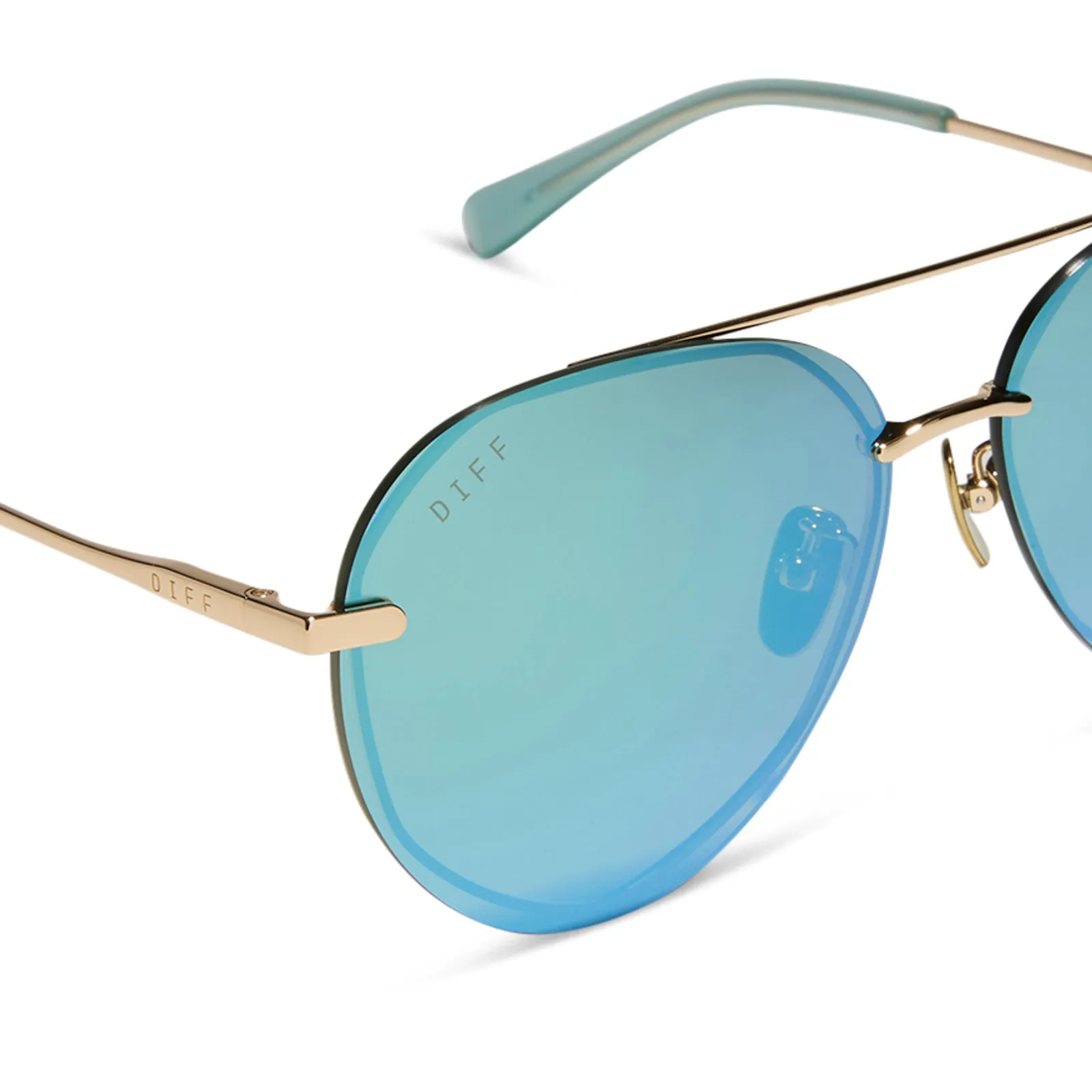 LENOX - GOLD   AQUATIC AWE MIRROR SUNGLASSES