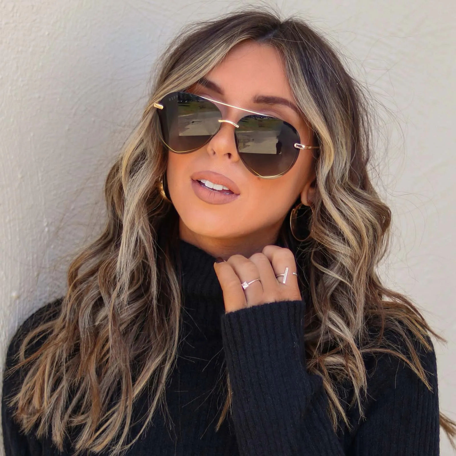 LENOX - GOLD   BLACK   GREY GRADIENT POLARIZED SUNGLASSES