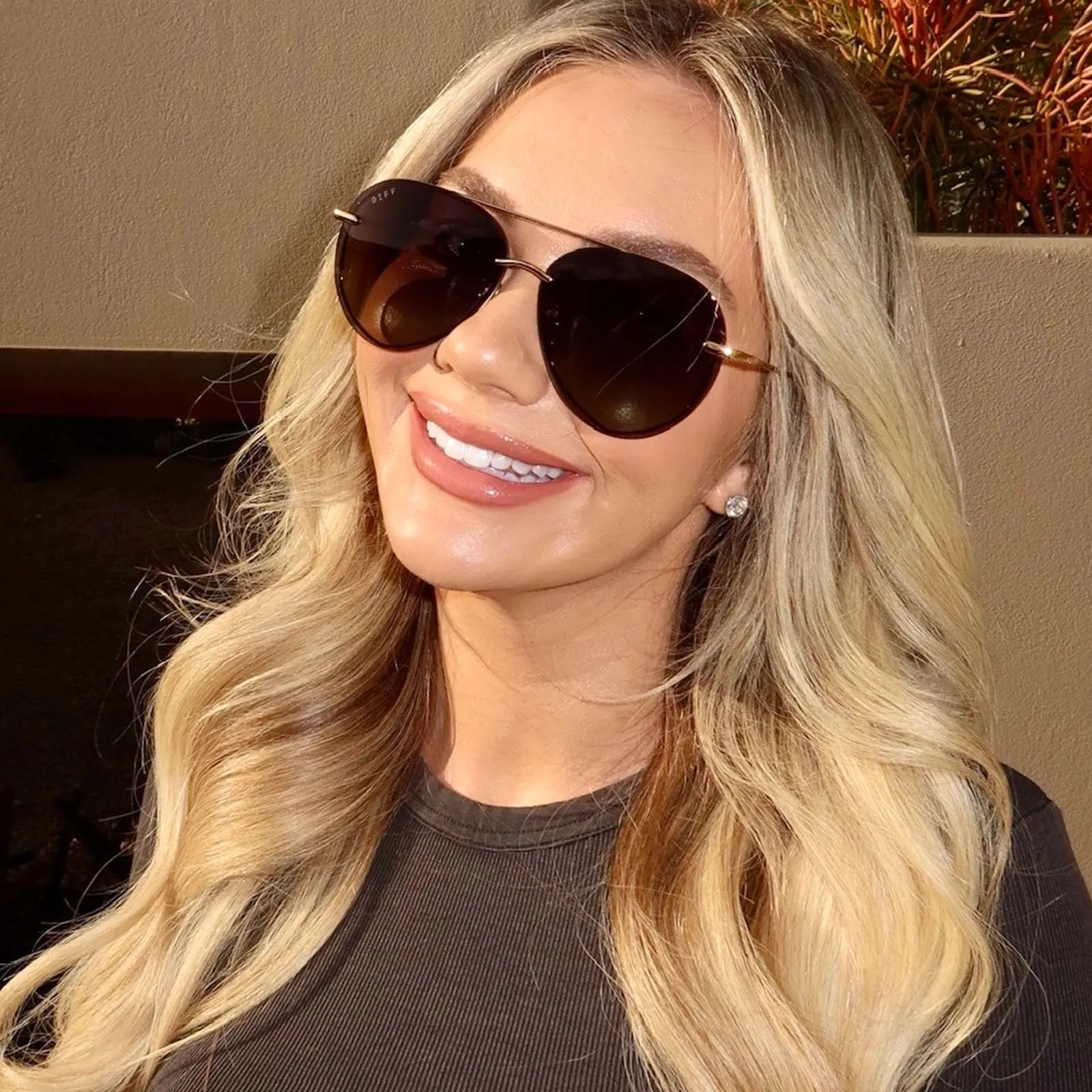 LENOX - GOLD   BLACK   GREY GRADIENT POLARIZED SUNGLASSES