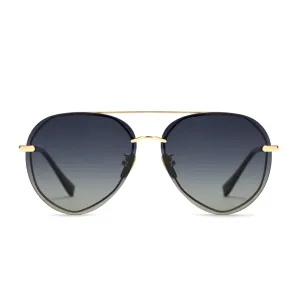 LENOX - GOLD   BLACK   GREY GRADIENT POLARIZED SUNGLASSES