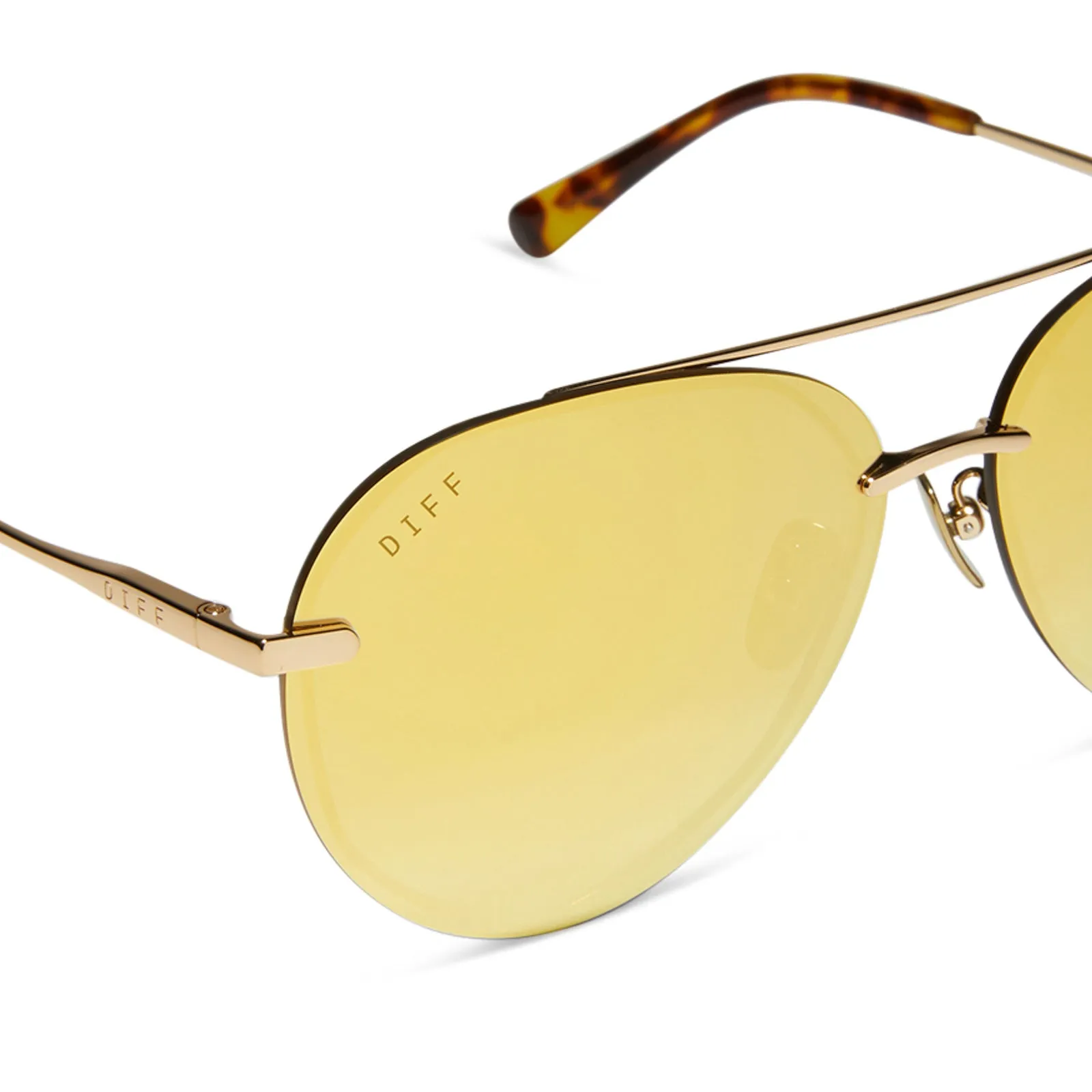LENOX - GOLD   BRILLIANT GOLD MIRROR   POLARIZED SUNGLASSES