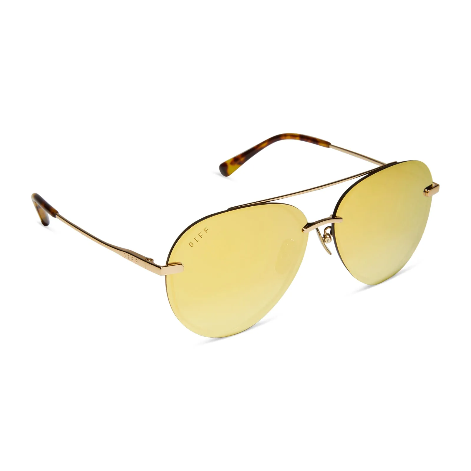 LENOX - GOLD   BRILLIANT GOLD MIRROR   POLARIZED SUNGLASSES