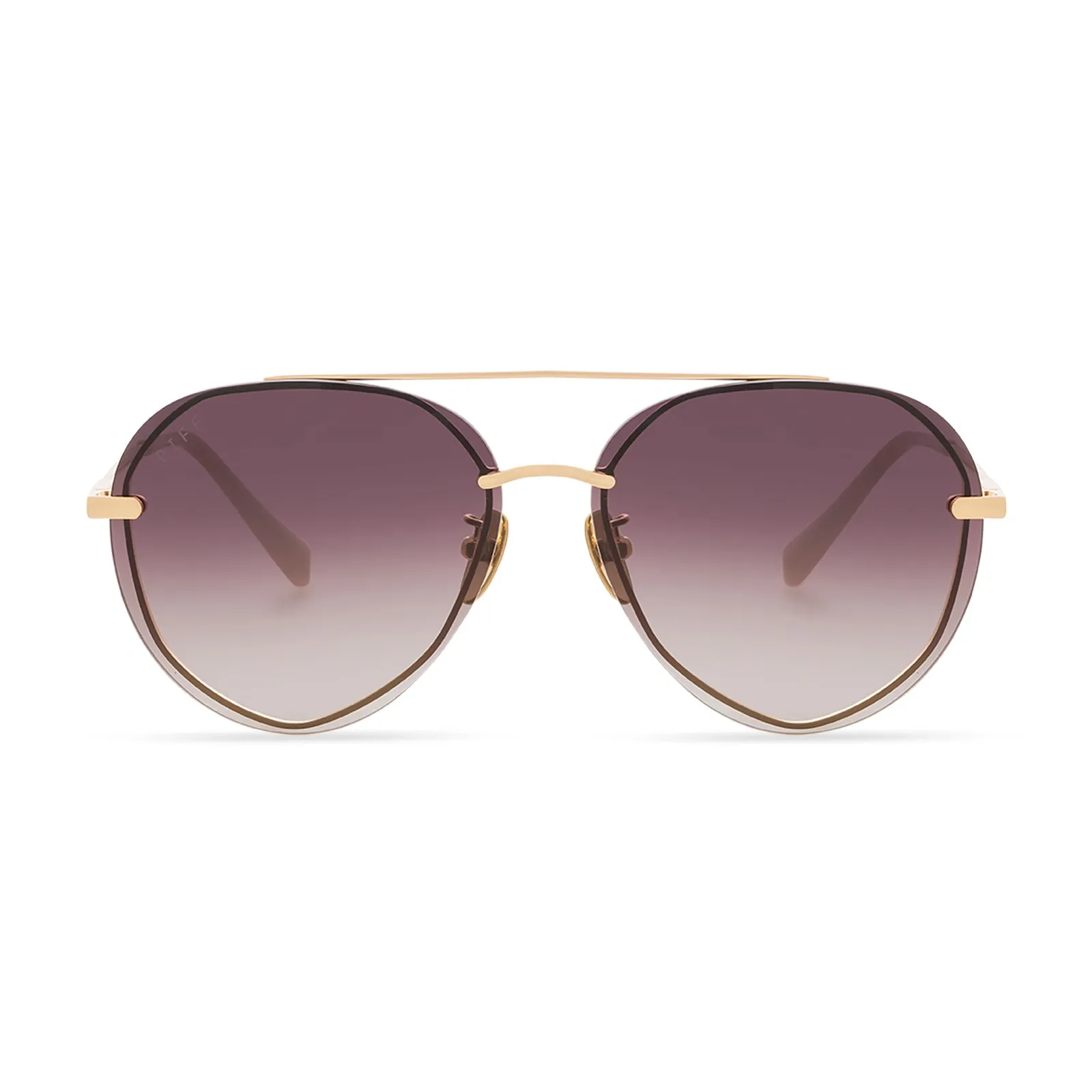 LENOX - GOLD   BROWN GRADIENT MIRROR POLARIZED SUNGLASSES
