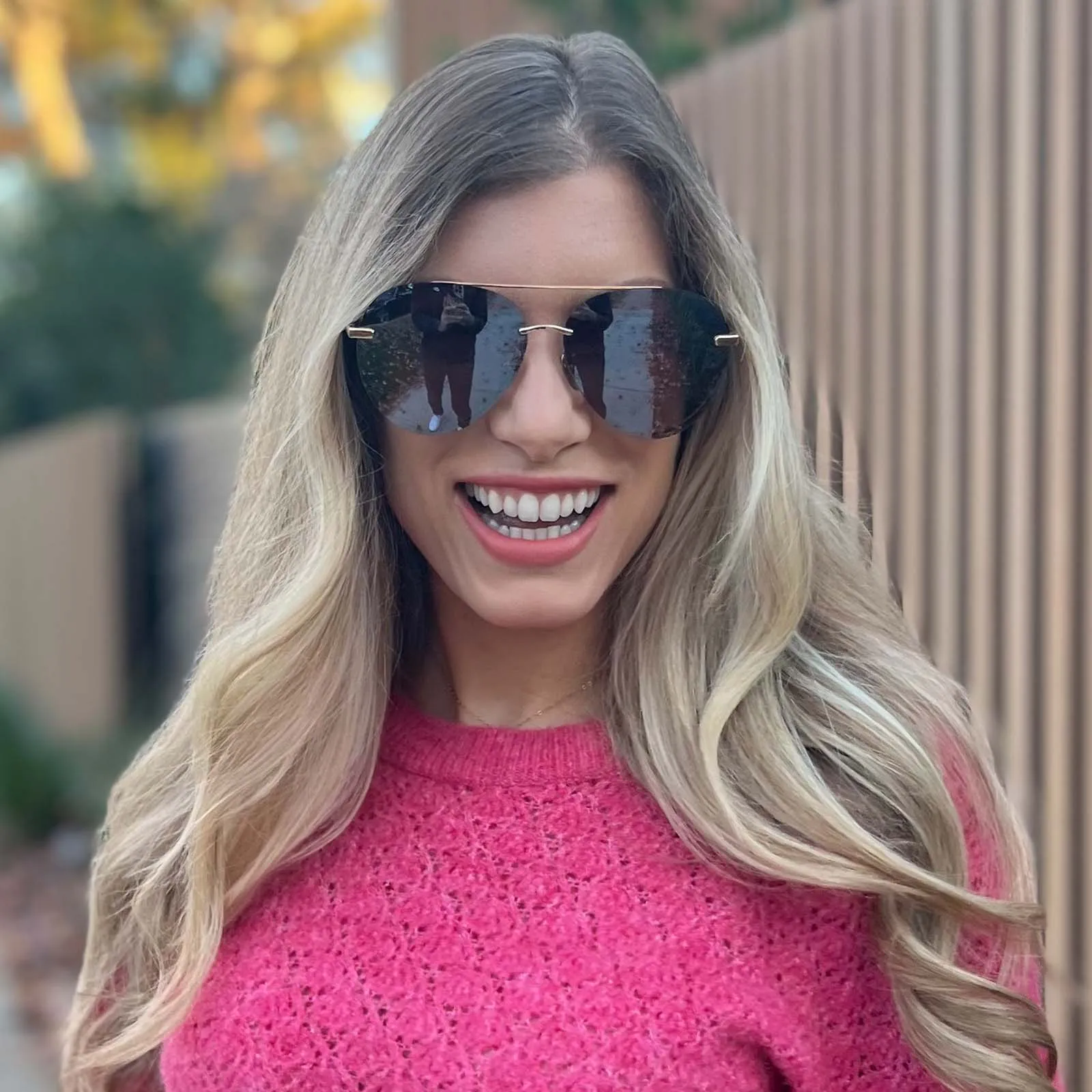 LENOX - GOLD   BROWN GRADIENT MIRROR POLARIZED SUNGLASSES