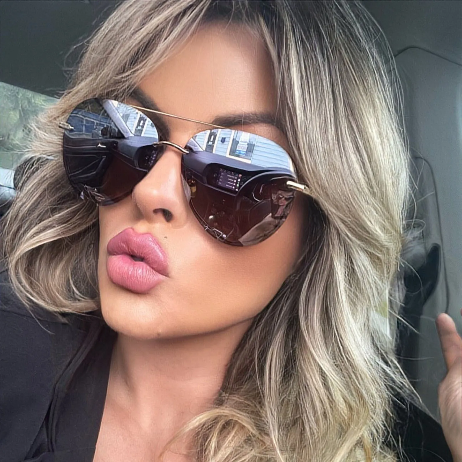 LENOX - GOLD   BROWN GRADIENT MIRROR POLARIZED SUNGLASSES