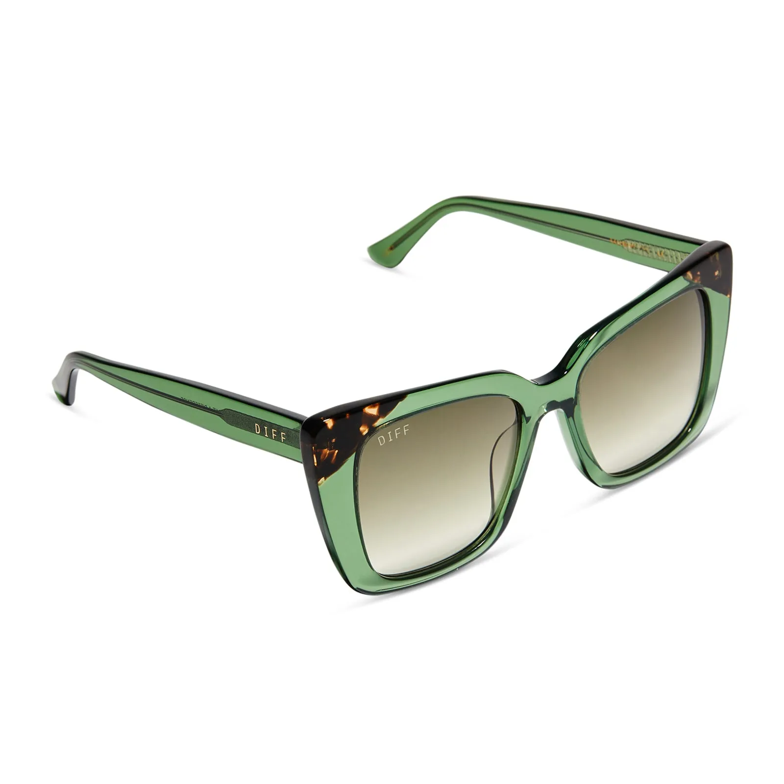 LIZZY - SAGE CRYSTAL   G15 GRADIENT SUNGLASSES