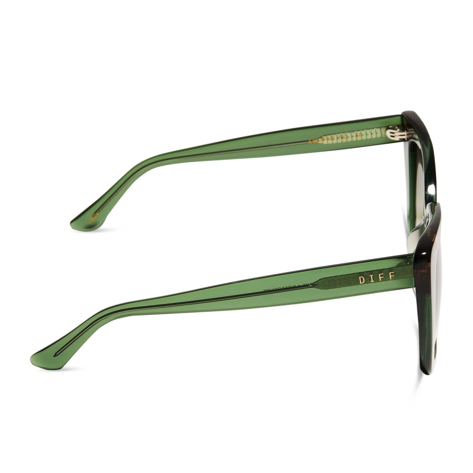 LIZZY - SAGE CRYSTAL   G15 GRADIENT SUNGLASSES
