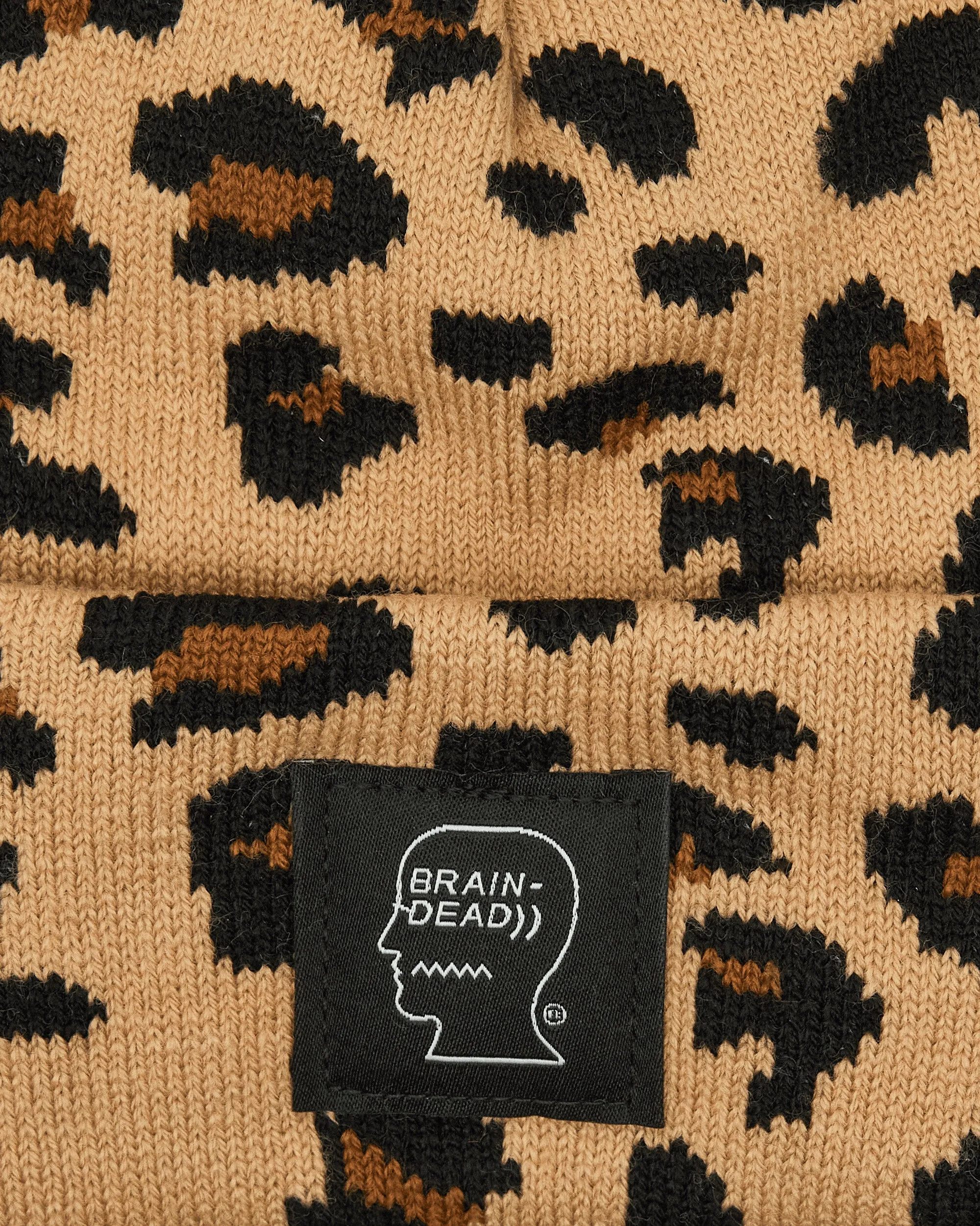 Logo Head Beanie Leopard