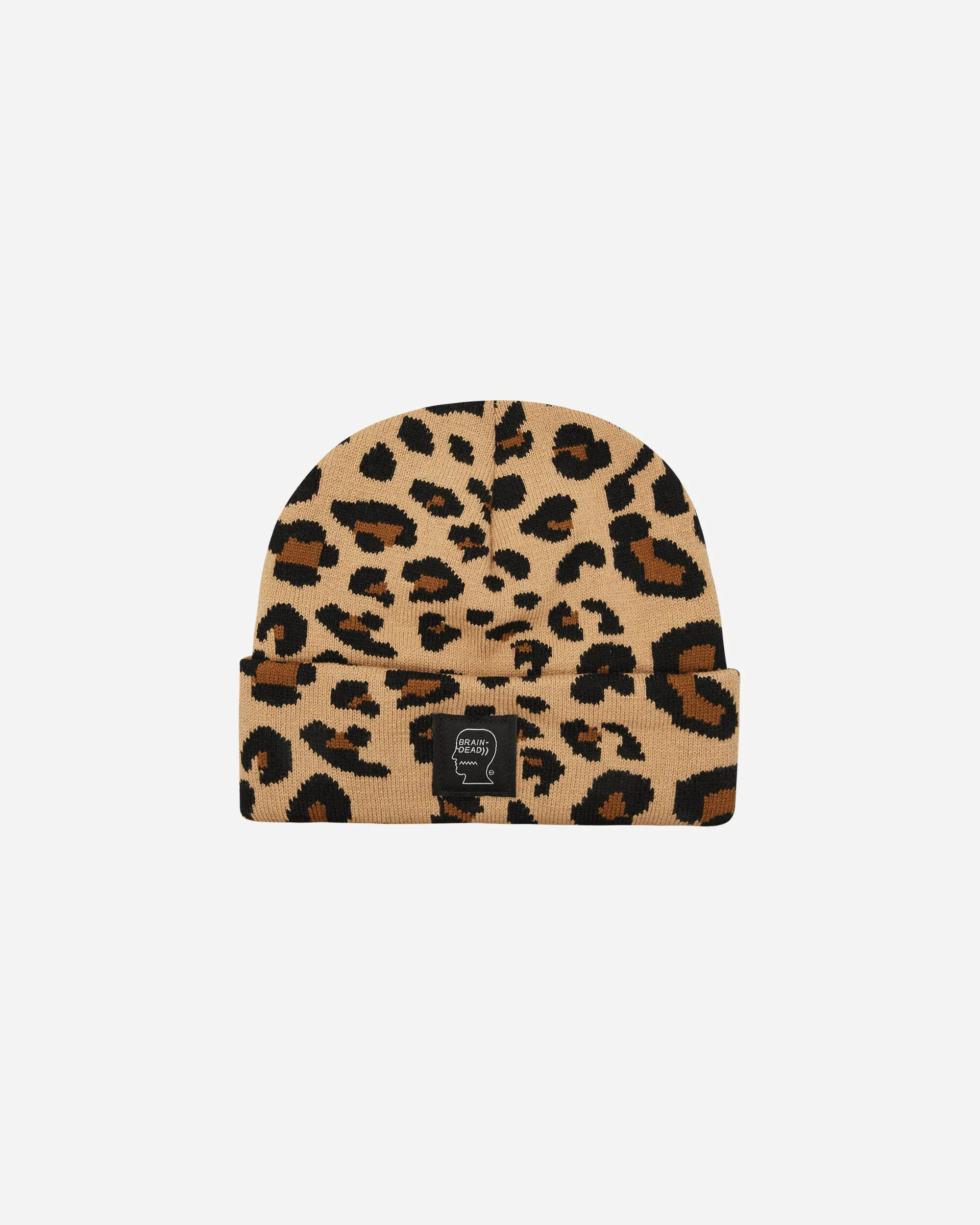 Logo Head Beanie Leopard