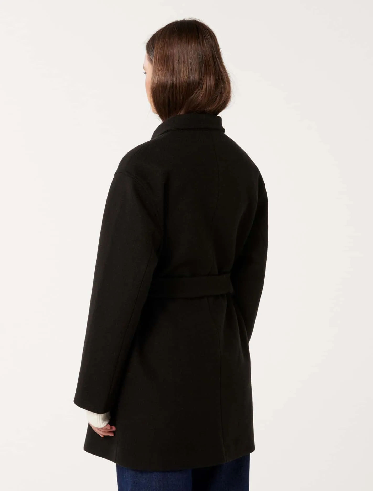 Lola Funnel Neck Wrap Coat