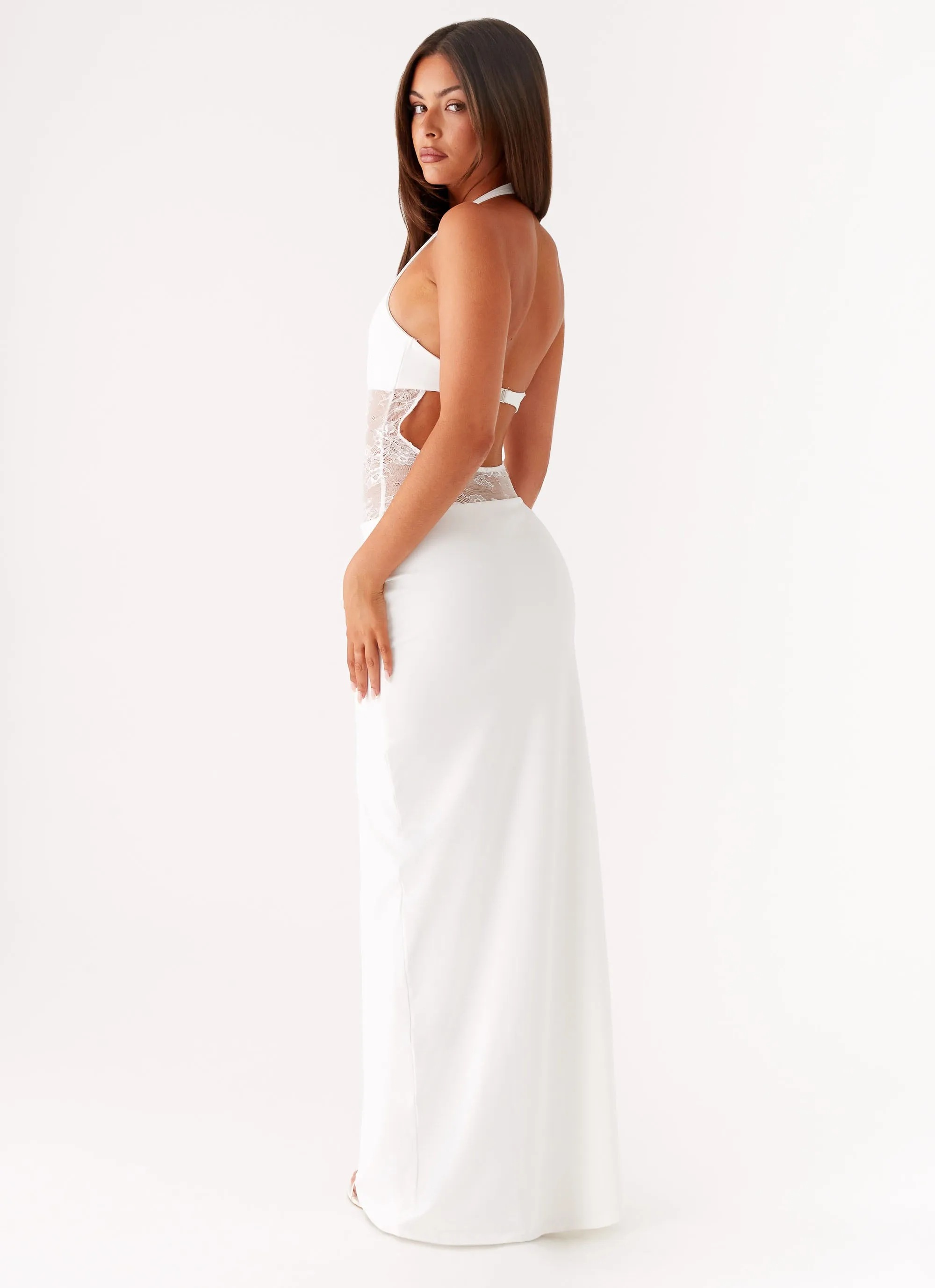 Main Focus Maxi Dress - White
