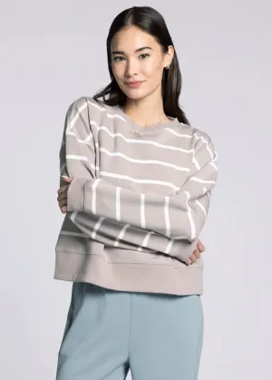 Martina Top - Mushroom Stripe