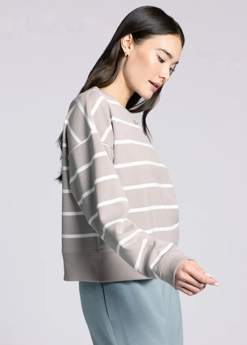Martina Top - Mushroom Stripe