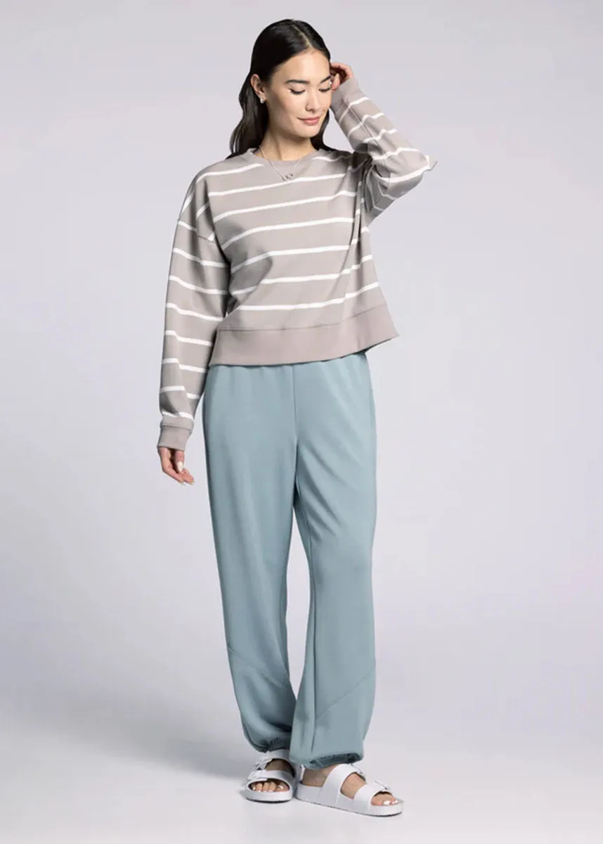Martina Top - Mushroom Stripe