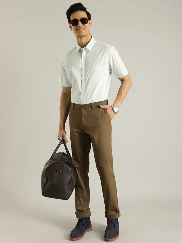 Men Urban Fit Cotton Stretch Trouser