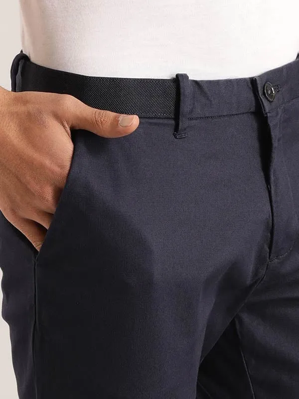 Men Urban Fit Cotton Stretch Trouser