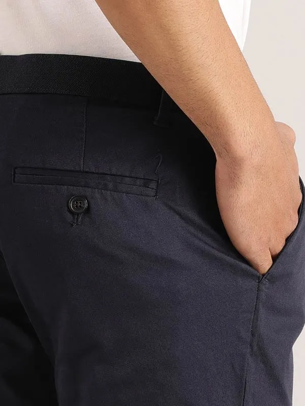 Men Urban Fit Cotton Stretch Trouser