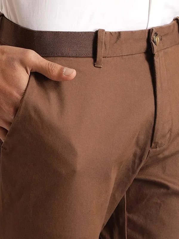 Men Urban Fit Cotton Stretch Trouser