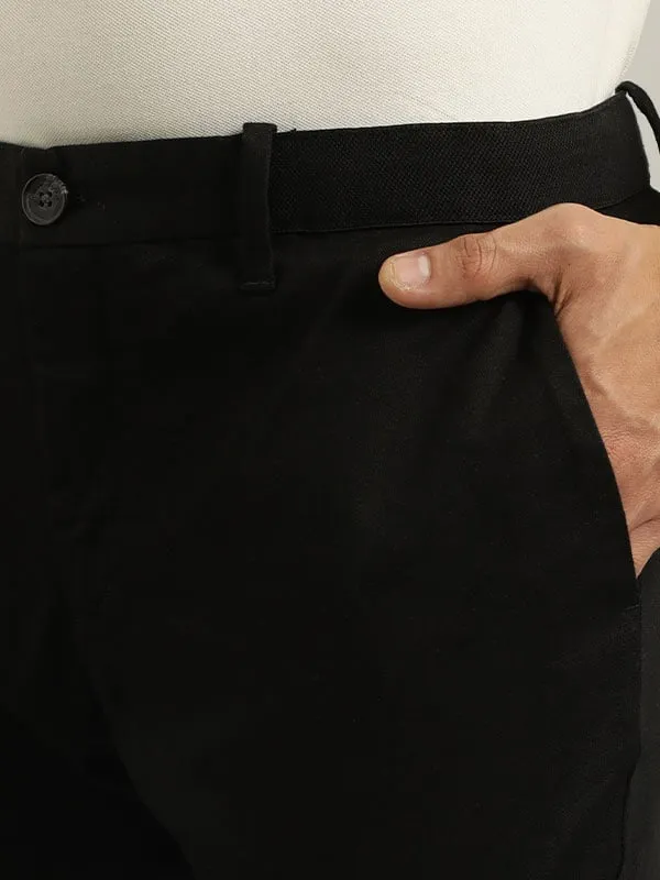 Men Urban Fit Cotton Stretch Trouser