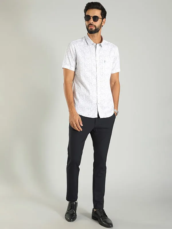 Men Urban Fit Cotton Stretch Trouser