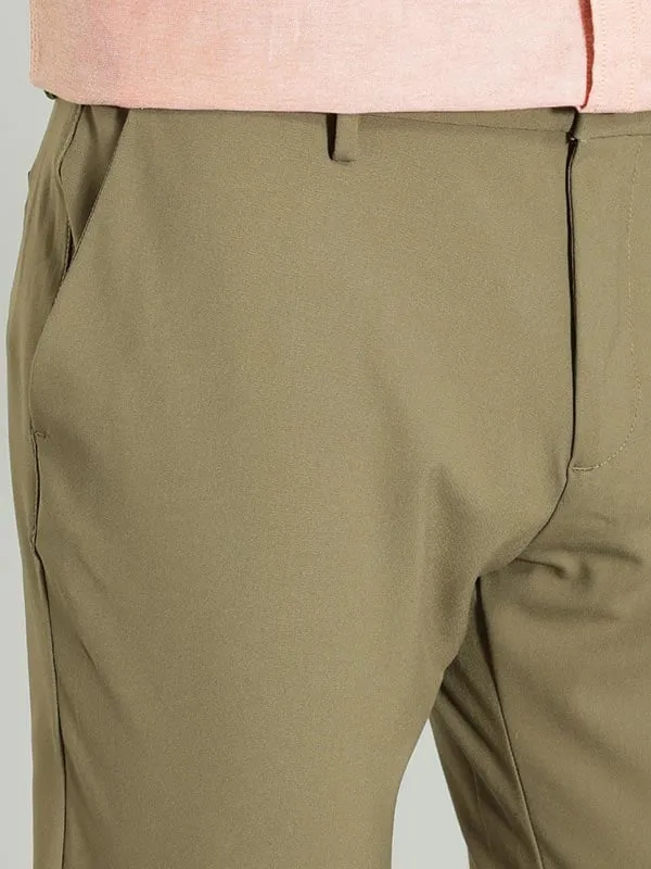 Men Urban Fit Cotton Stretch Trouser