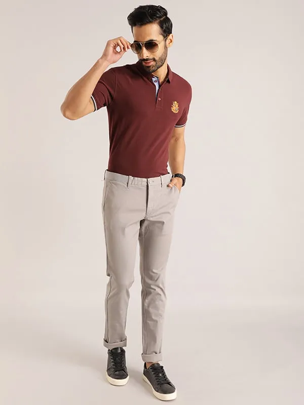Men Urban Fit Cotton Stretch Trouser