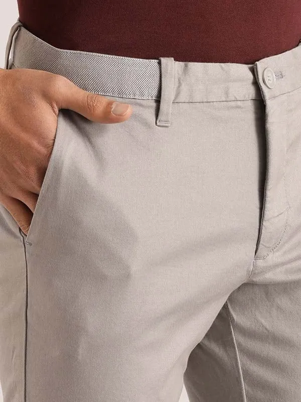 Men Urban Fit Cotton Stretch Trouser